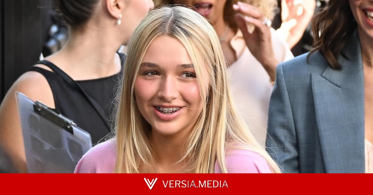 Платье-комбинация, выгоревшие пряди и румяна на все щеки: 14-летняя Харпер Бекхэм чествовала отца в образе живой Барби — Showbiz | Versia.media