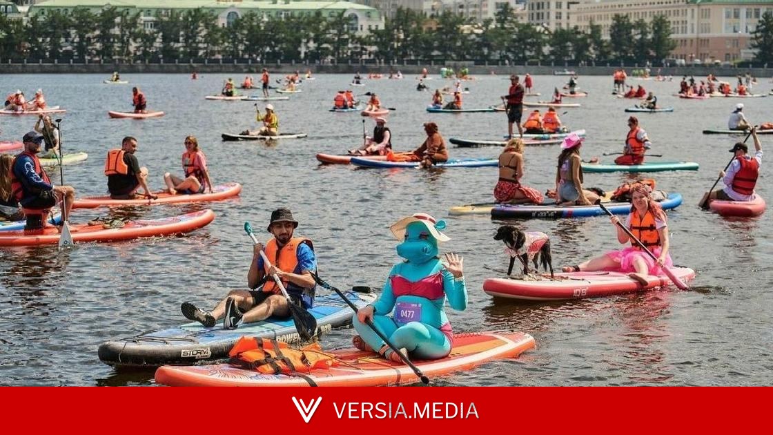 Фестиваль сапсерфинга E1 SUP FEST собрал в Екатеринбурге 14 тысяч участников и зрителей